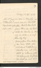 Seite 20, Tagebuch "Ossarn 1927" (NHMW-PRAE-BBB-22)